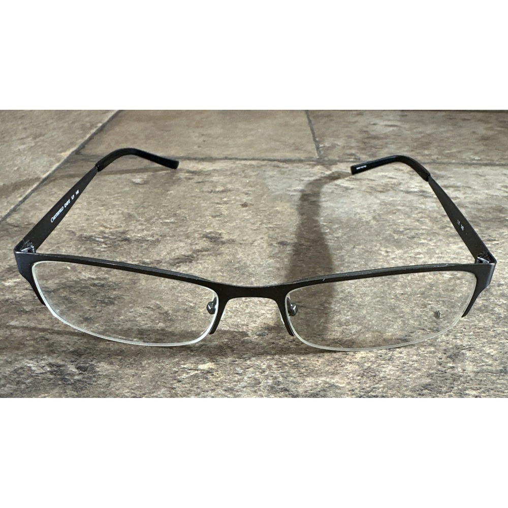 Chesterfield CH815 1J1 Gray Metal Half Rim Eyeglasses Frame 53-18-145-28mm G8